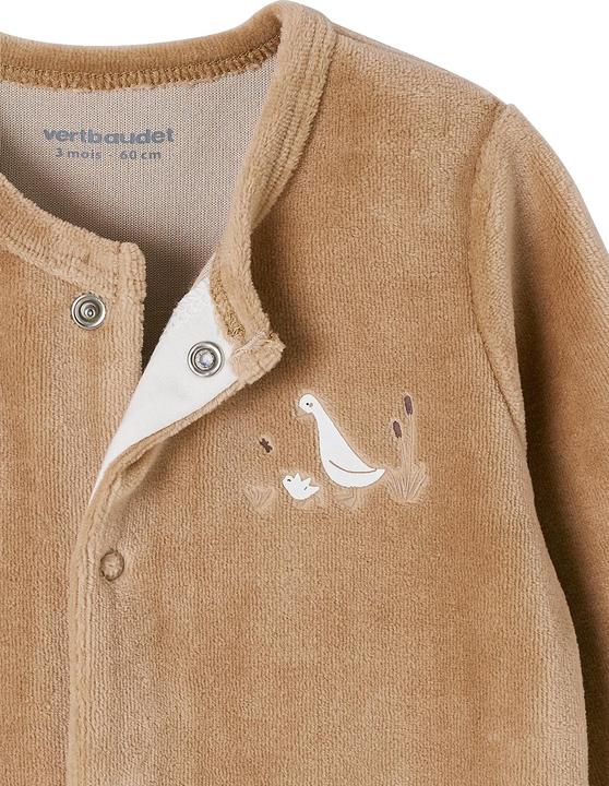 Produktbild Vertbaudet 2er-Pack Baby Samtstrampler mit Bio-Baumwolle (80)