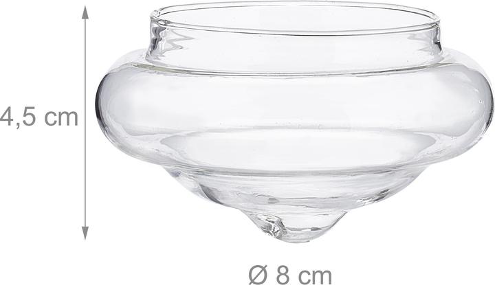 Actual product image Relaxdays 12x floating lantern (12 x, 8 x 8 x 4.5 cm)