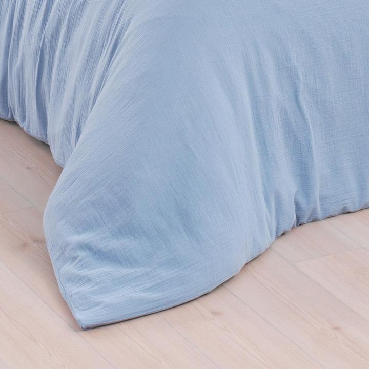 Actual product image Traumschlaf Muslin Uni (Duvet cover, 155x220 cm + 80x80 cm)