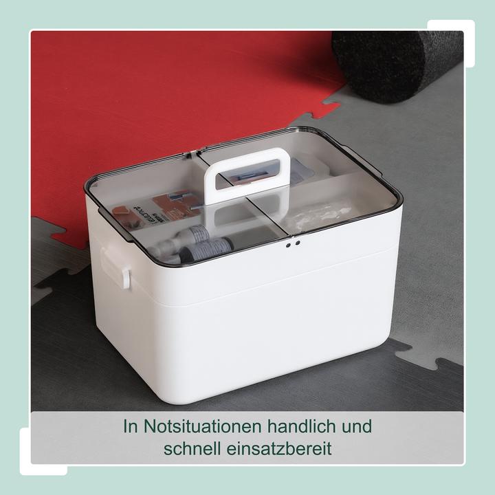 Produktbild Relaxdays Hausapotheke mit 2 Etagen