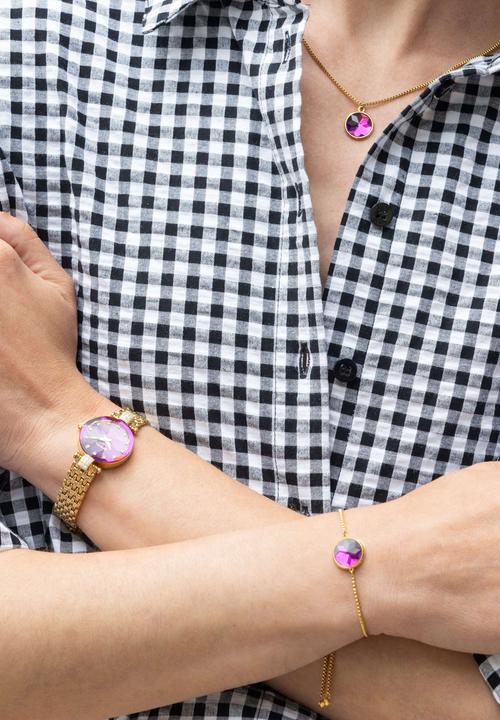 Actual product image Jowissa Facet rhinestones (Analogue wristwatch, 25 mm)