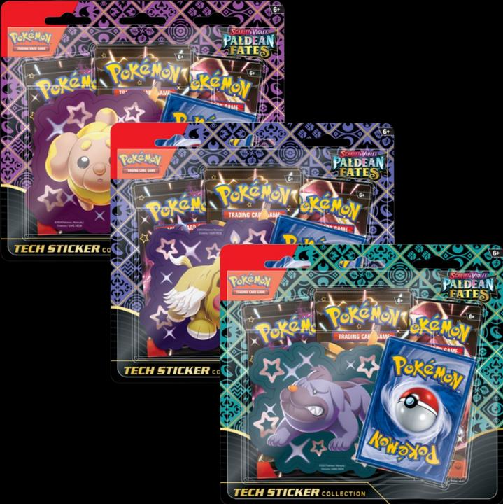 Actual product image Pokémon Tech Sticker Collection (English, Box Set & Collection)