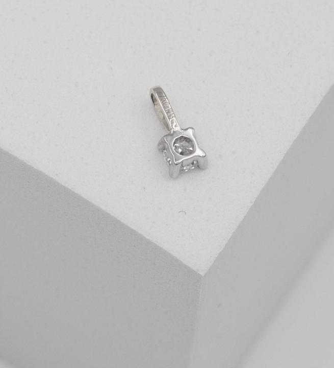 Image du produit Muau Pendentif monture 4 poignées (Or blanc 750 H SI 0. 10ct.)