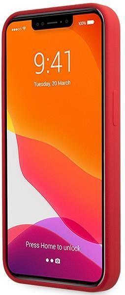 Produktbild Guess GUHCP13XLSLMGRE iPhone 13 Pro Max 6.7" czerwony/burgundy hard case Silicone Vintage Gold Logo (Apple iPhone 13 Pro Max)