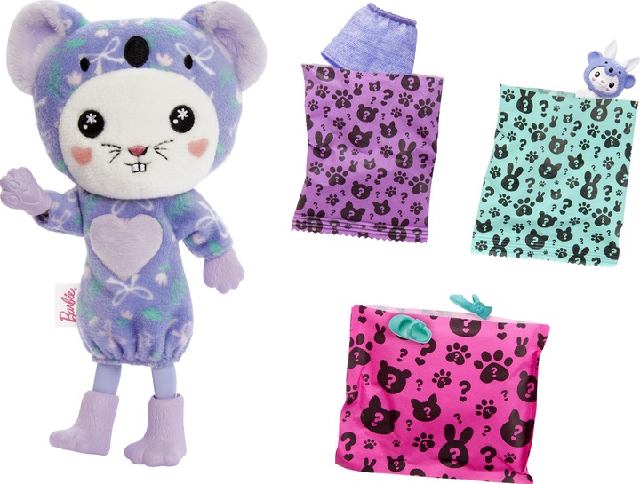 Productafbeelding Barbie Cutie Onthulling Chelsea Kostuum Cuties Serie - Konijntje in Koala