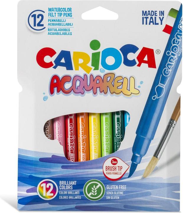 Image du produit Carioca Feutres de coloriage Acquarell (12x)