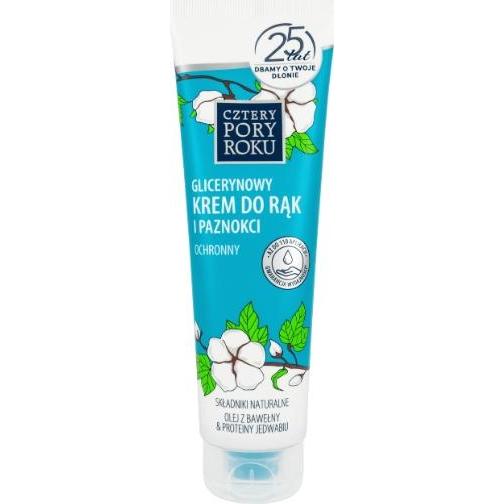Cztery Pory Roku, Handcreme, 4 Jahreszeiten, Creme, Baumwolle, 130 ml (Treffer) (130 ml)