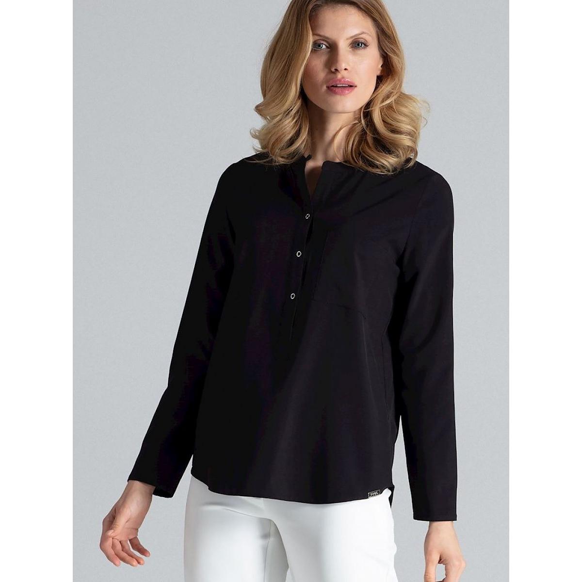 Figl, Damen, Bluse, Bluse, Schwarz, (L)