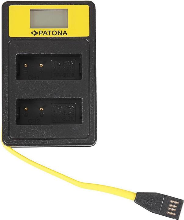 Image du produit Patona Chargeur Smart Dual LCD USB Panasonic DMW-BLG10 (Chargeur de batterie d'appareil photo)