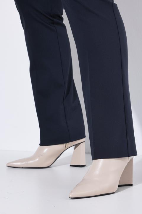 Immagine prodotto Ulla Popken Pantaloni modello Rose con taglio della gamba dritto in tessuto elasticizzato con cintura comoda (46)