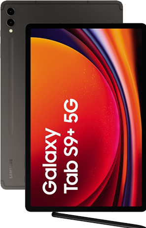 Produktbild Samsung Galaxy Tab S9+ (5G, 12.40", 256 GB, Graphite Grey)