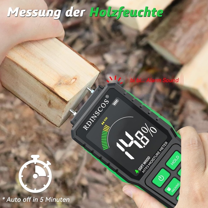Actual product image Rdinscos Holzfeuchtemessgerät MT93