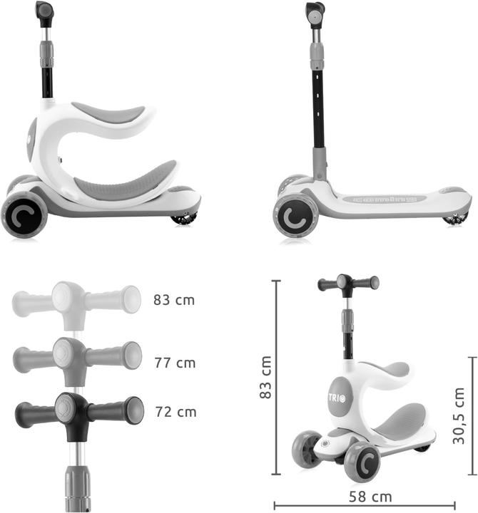 Image du produit Lorelli trottinette enfants Trio 2 en 1