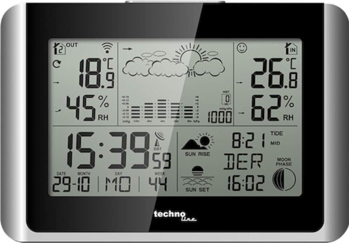 Actual product image Technoline Kabellose Funkwetterstation WS 6767