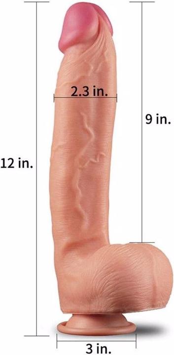Actual product image Lovetoy Dual Layer Flesh