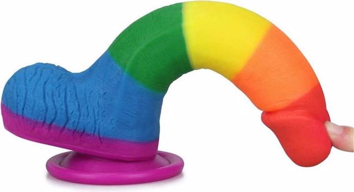 Actual product image Lovetoy Dildo Prider Liquid Silicone 7.5"