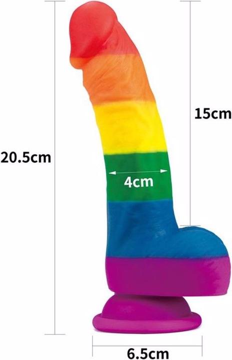Image du produit Lovetoy Godemiché Prider Liquid Silicone 8