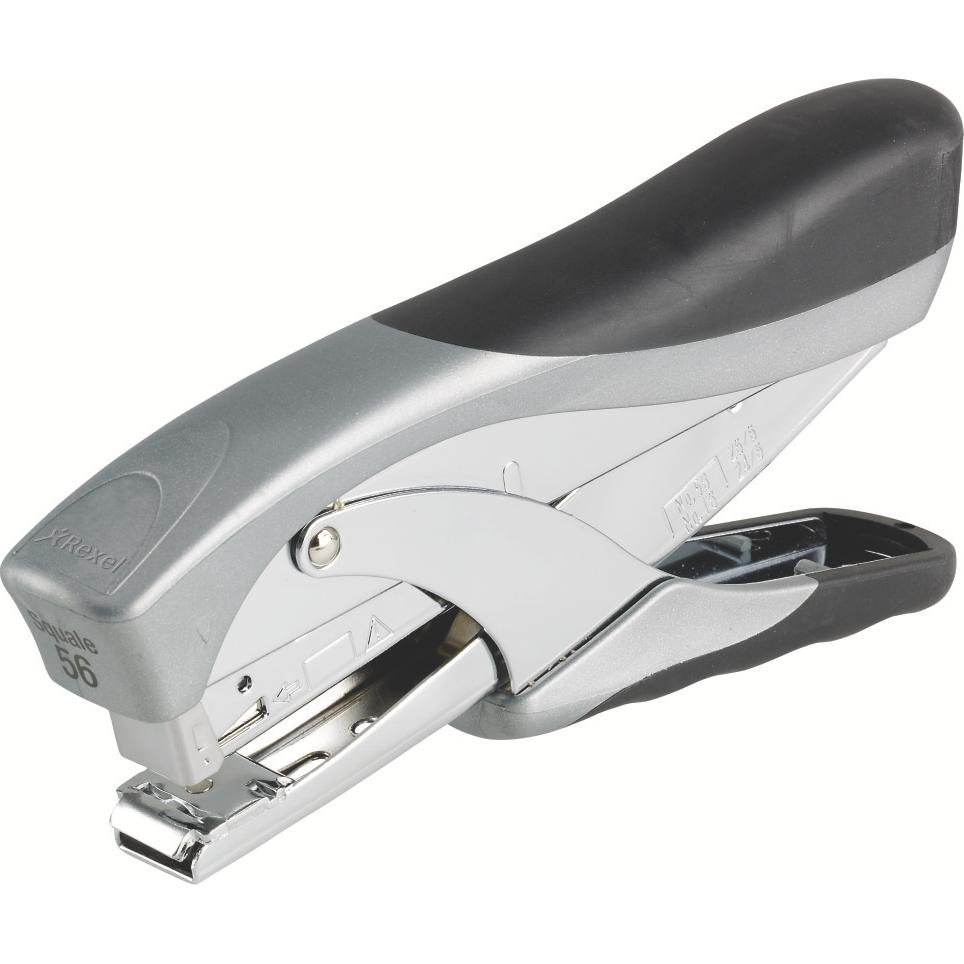 Rexel, Heftgerät, Heftzange Office 56, silber / schwarz Heftleistung: 2 (25 Blätter)