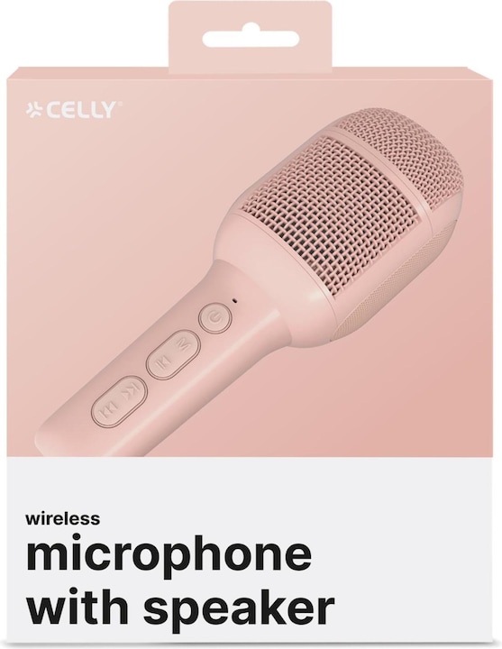 Immagine prodotto Celly Microfono KIDSFESTIVAL2PK Microfono Karaoke rosa