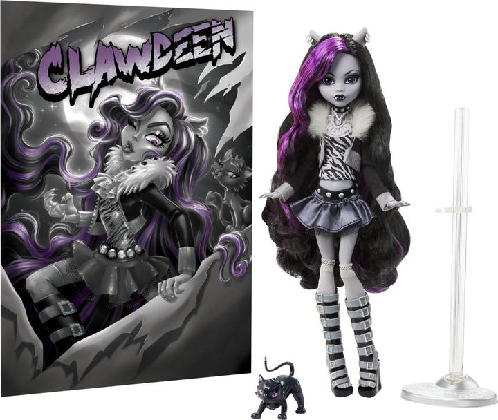 Monster High B&W Clawdeen