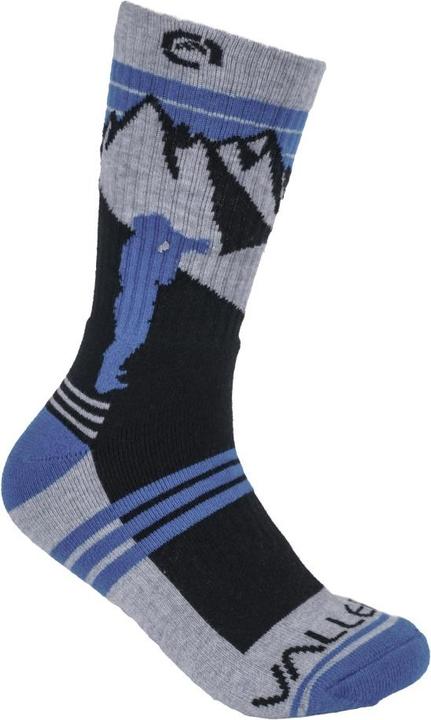 Produktbild Vallerret Merino Wool Sock - Blue - EU 41-46 (Einzelpack)