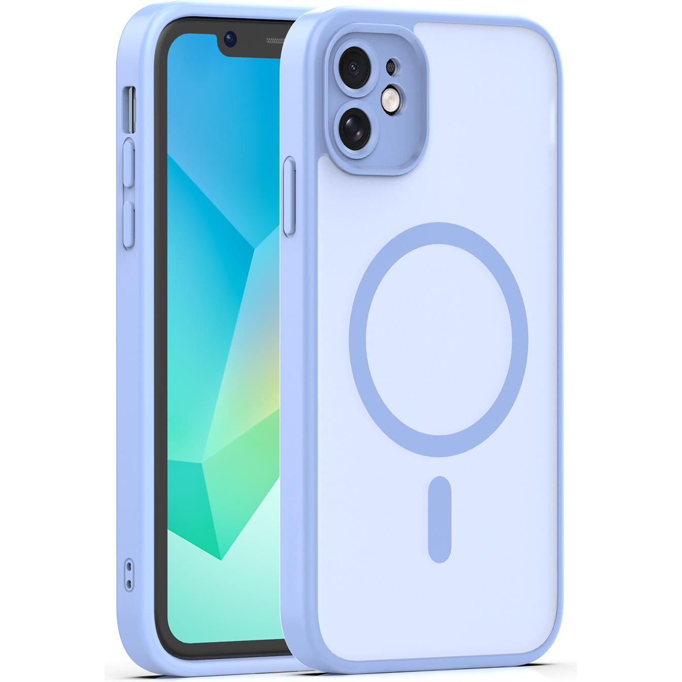 OEM Mag Matt case for iPhone 11 light blue (Apple iPhone 11), Cover smartphone, Blu