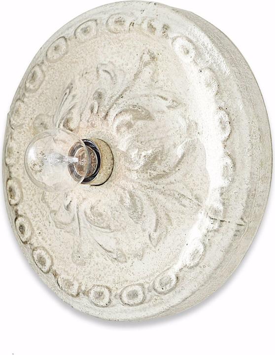 Loberon Wand- & Deckenlampe Mangaire antikweiss (E27)