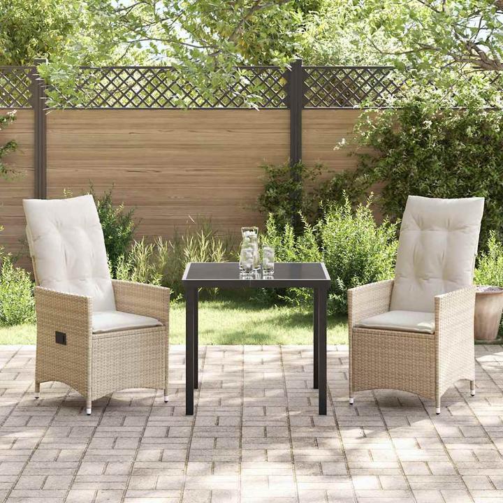Produktbild vidaXL Garten Essgruppe (80 x 80 x 73 cm)