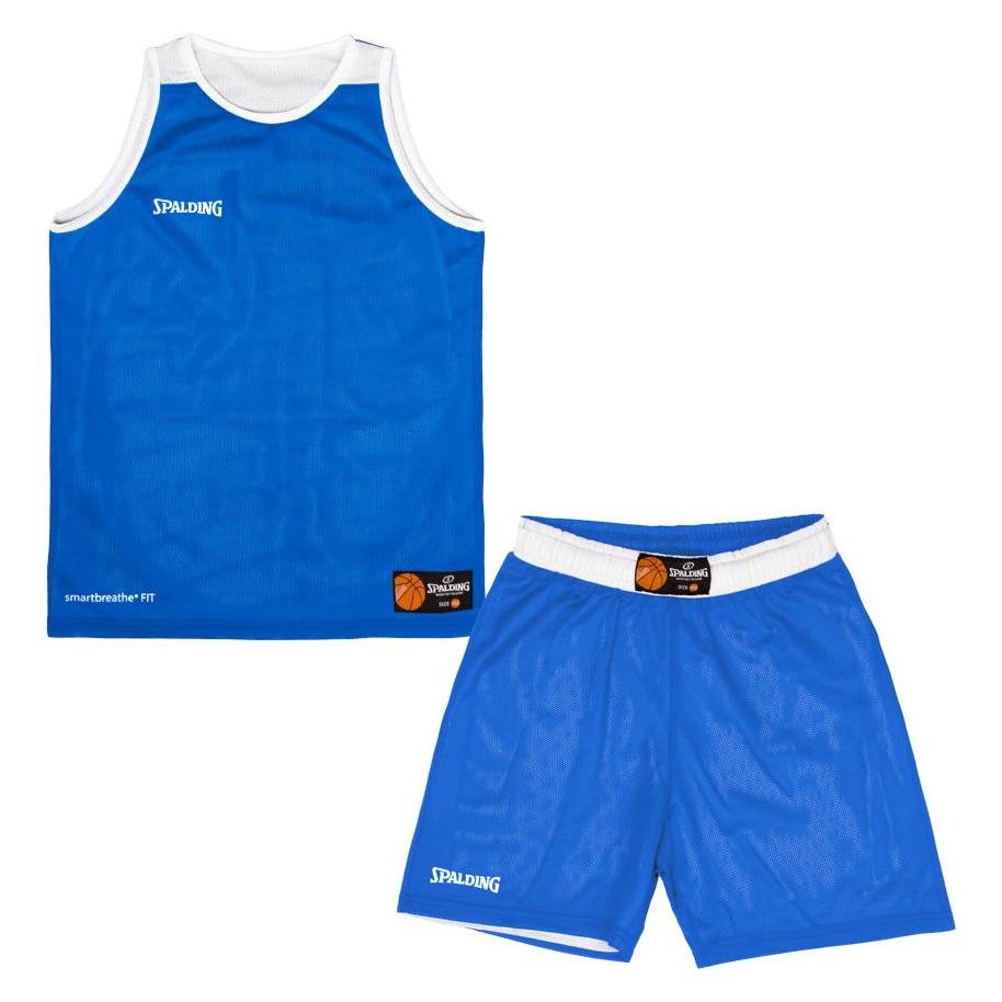 Spalding, Unisex, Sportshirt, Double Face Set (M), Blau, M