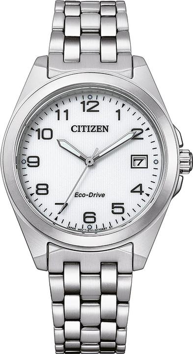 Actual product image Citizen EO1210-83A Eco-Drive Sport Ladies 36mm 10ATM (Analogue wristwatch, 36 mm)