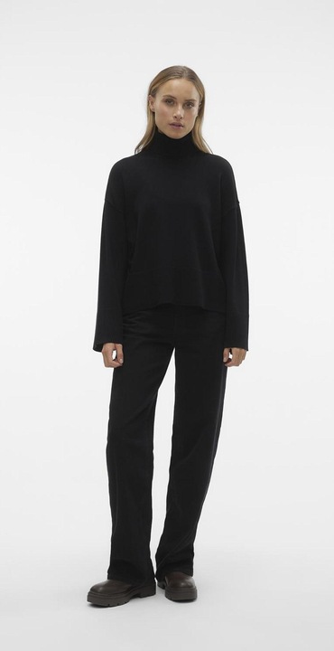 Actual product image Vero Moda VMGISELA LS ROLL NECK KNIT VMA Knitted Sweater (S)