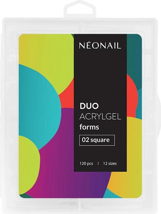 Neonail Moulds Duo AcrylGel 02 Square (Artificial nails)