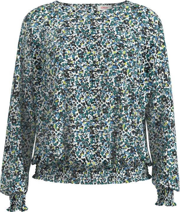 Image du produit S.Oliver Bluse Langarmbluse mit All-over-Print (46)