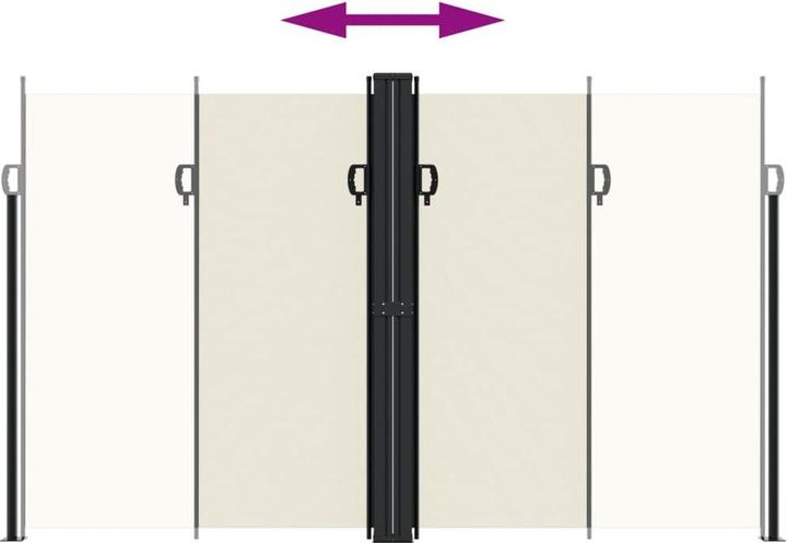 Produktbild vidaXL Seitenmarkise Ausziehbar (10 m)