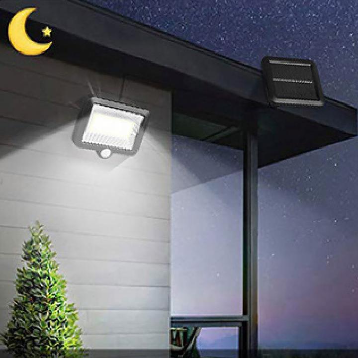 Immagine prodotto Wattstunde Proiettore LED solare, sensore di movimento, IP44, set da 2 (IP44)