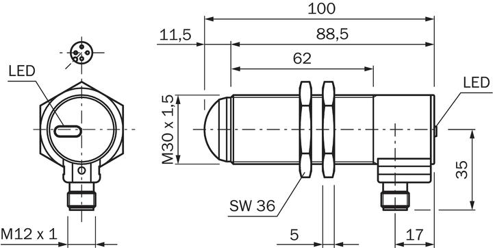 Actual product image Sick Safety light barrier