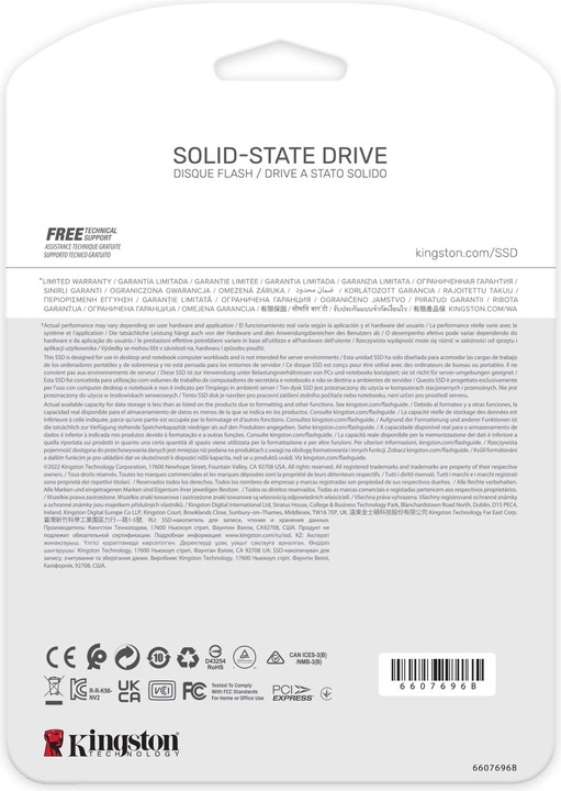 Productafbeelding Kingston NV2 (4000 GB, M.2 2280)