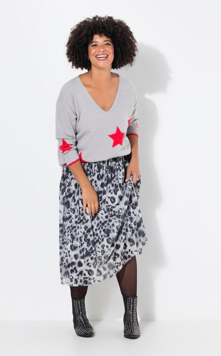 Produktbild Angel of Style Meshrock, gerade, Animal-Muster, Elastikbund (44)