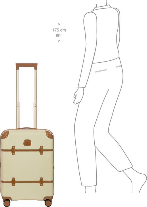 Immagine prodotto Brics Carrello da cabina a 4 ruote Bellagio 55 cm (40 l)