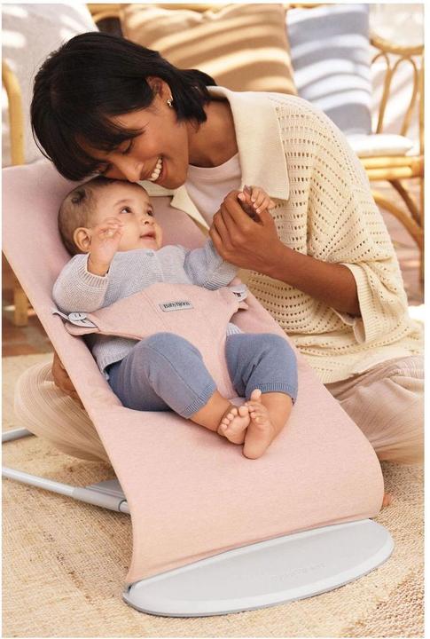 Produktbild BabyBjörn Wippe Bliss, Woven, hellrosa mélange