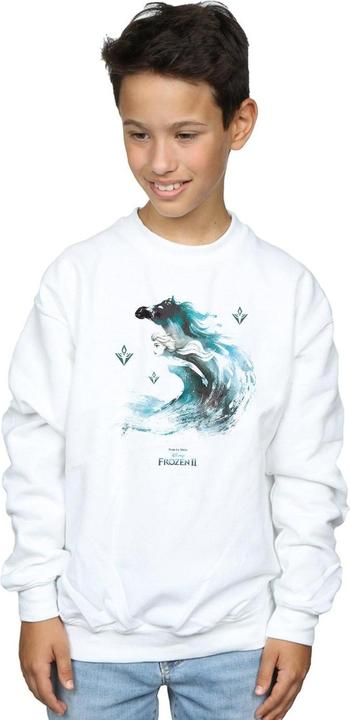 Actual product image Disney Boys Frozen 2 Elsa With Nokk The Water Spirit Sweatshirt (116)