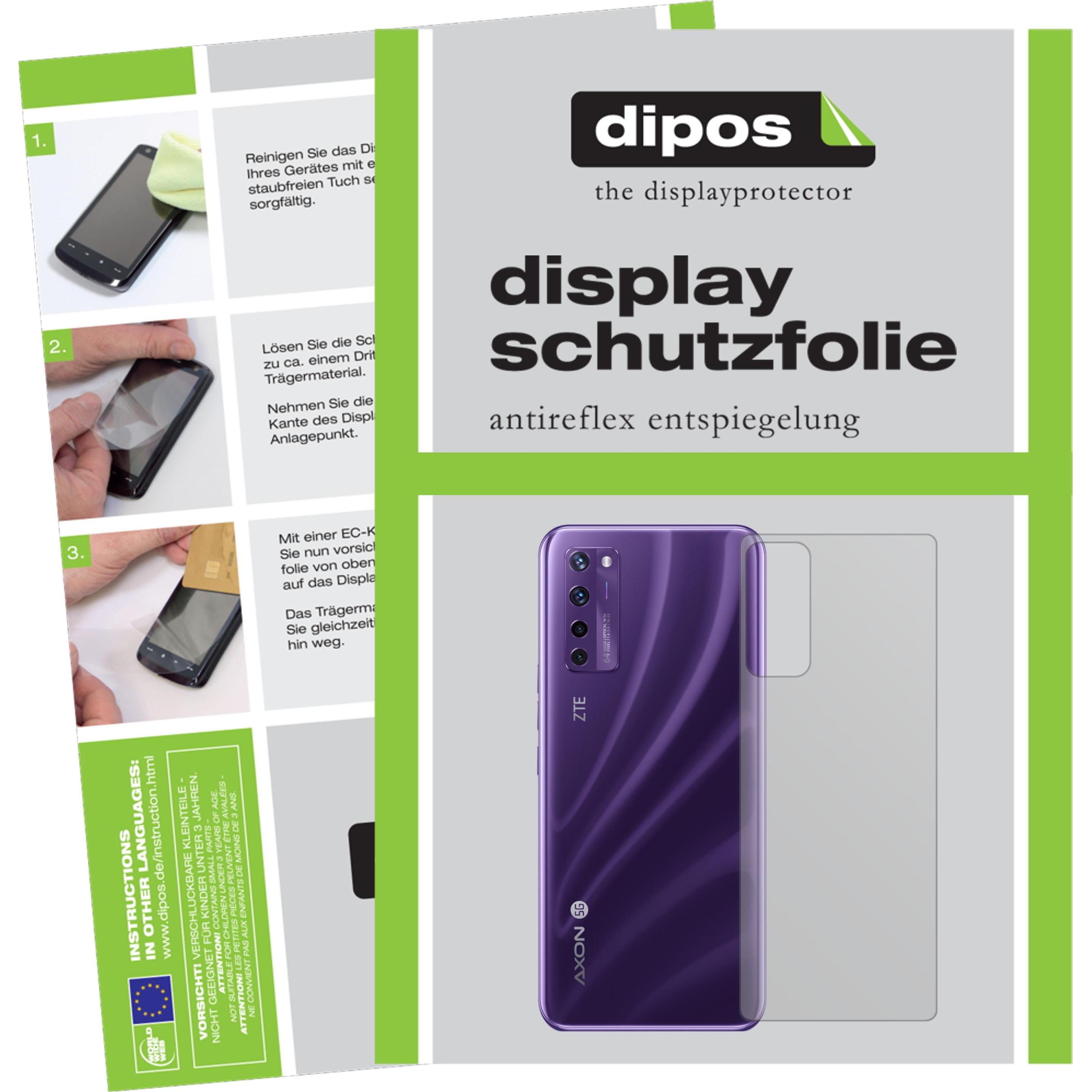 Dipos Displayschutzfolie Antireflex (6 Stück, ZTE Axon 20), Smartphone Schutzfolie, Transparent