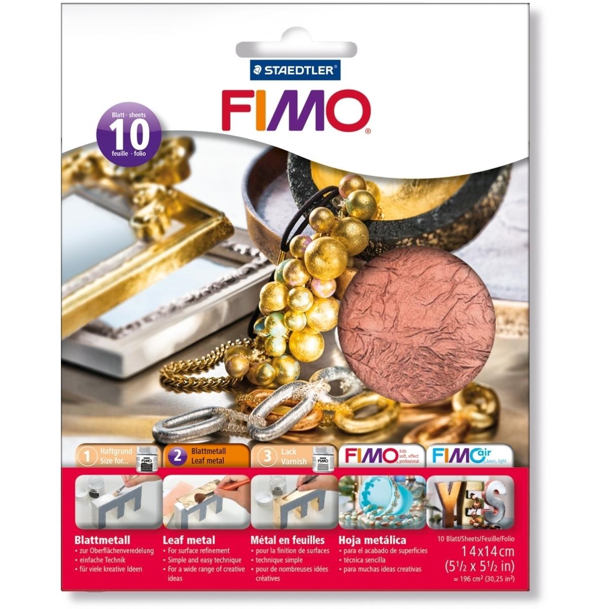 Fimo Blattmetall, 10 Blatt