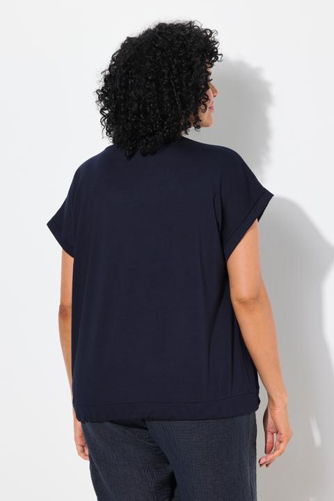 Produktbild Ulla Popken T-Shirt, Oversized, Rundhals, Halbarm, Saumband (42, 44)