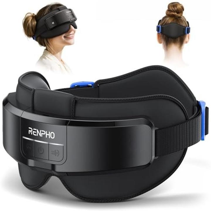 Immagine prodotto Renpho Massaggiatore per Testa e Occhi con Calore e Musica Bluetooth