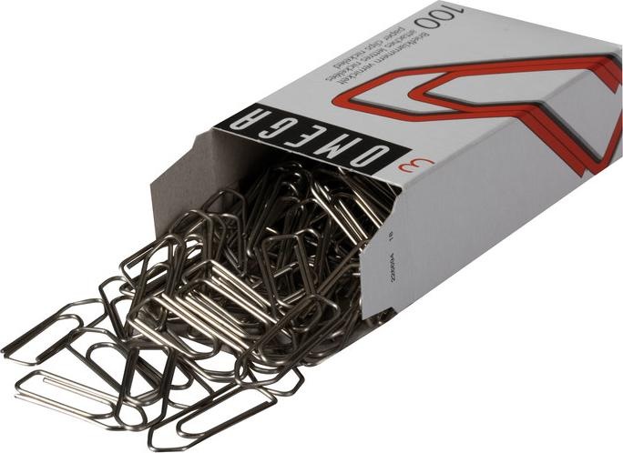 Actual product image Omega Paperclips (100 x)