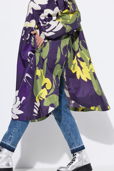 Actual product image Laurasøn Functional Unisex Hooded Rain Cape With Print (One size)