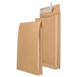 Mailmedia, Versandtasche + Luftpolstertasche, Faltenversandtasche mit Haftklebestreifen, E4 (250 x)