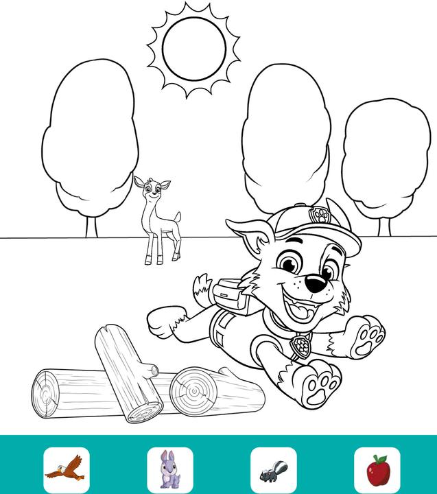 Produktbild PAW Patrol Malbuch mit Zauberseiten