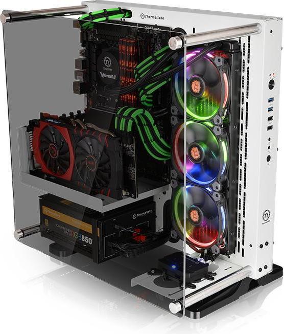 Actual product image Thermaltake Core P3 Tempered Glass Snow Edition (ATX, mATX)